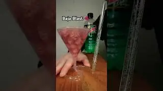 Baja Blast 🍇 😋 #shorts #asmr #relaxing #drink #candy