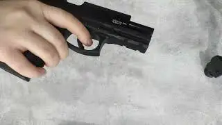 Охолощенный пистолет Retay PT 24 Taurus (Черный)