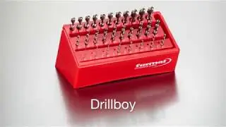 FORMAT Spiralbohrerbox Drillboy, Bohrerset, Metallbohrer Satz, Stahlbohrer Satz 55-teilig mit Box