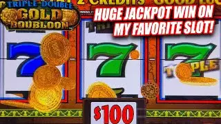 TRIPLE DOUBLE GOLD DOUBLOON MASSIVE JACKPOT WINNER! ★ MY FAVORITE SLOTS TO PLAY! ➜ INSANE HIGH LIMIT