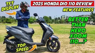 2025 New Honda Dio 110 Review ||TFT Colour Display & Mileage test - Best Scooter In 110cc🔥