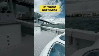 47&rsquo; Freeman Center Console #boat Walkthrough