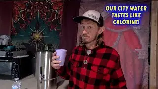 TIRED OF DRINKING POOL WATER | work, couple builds, tiny house, homesteading, off-grid |