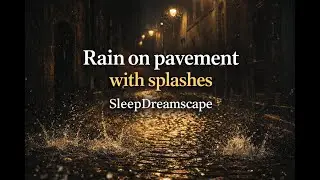 Rainy Night in Florence 🌧️ Cobblestone Street Ambience for Sleep & Relaxation