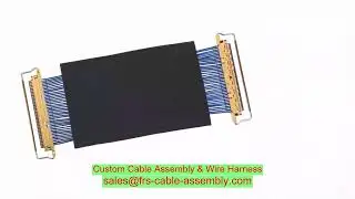 camera cable IP67 wire harness low MOQ I-PEX MIPI CSI DSI PVC jacket custom d sub cable assembly