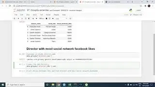 GroupBy exercises in Python