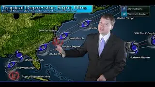 Tropical Depression Eight & Nine, Hurricane Gaston : Aug 30, 2016
