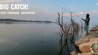 OSMAN SAGAR SHIKAR NEW BITE KEEP SUPPORTING  #osmansagar #gandipet #fishing #viral #vlog #supportme 