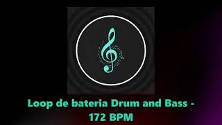 Loop de bateria -  Drum and Bass - 172 bpm