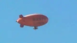Marty Supreme blimp flying in West LA 12/8/25