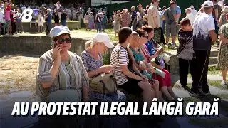 Peste 400 de protestatari s-au adunat la protestul anunțat de Șor
