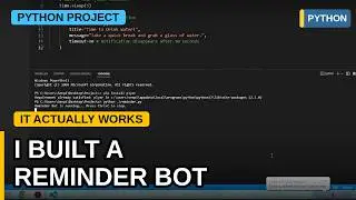 Build a Python Desktop Notification Reminder App (Beginner Tutorial)