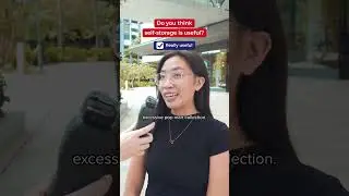 Extra Space Asia Self Storage Street Interview: 🎤 What&rsquo;s your view on self-storage?
