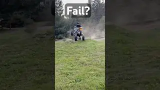 Jumping a quad get sketchy￼￼#quadlife #jumps YFZ 450 jumping