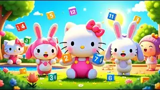 Happy Song For Kids | Hello Kitty & Friends Learn Numbers Together | Fun Educational Cartoon Music