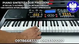 Piano Freedom KB-668 / 61 Teclas / 5 Octavas / Teclas Retroiluminadas