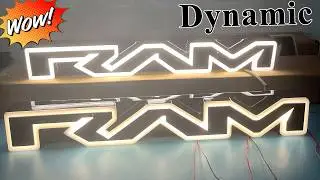 Unboxing the Dynamic Light-up RAM Grill Emblem | RAM 1500 2500 3500