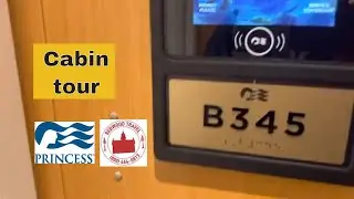 Ruby Princess cabin B345 tour