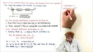 L75 Design of PID controller from time domain specifications (root locus approach)