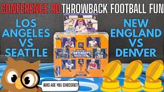 2024 Panini Contenders, Rookie & Stars Football Hobby Review. Conference RD Throwback Football Fun!!