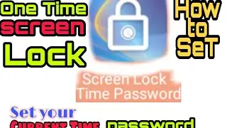 How to Set One Time Password Lock Screen Amazing Fact