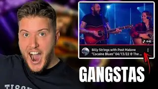 Guitarist REACTS To BILLY STRINGS - Cocaine Blues!