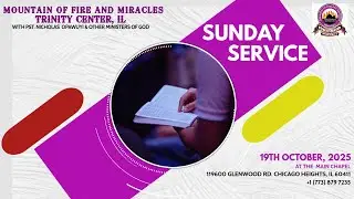MFM Trinity Center Sunday Service_ October 19th 2025