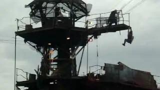 Waterworld stunt show - Final battle scene