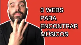 3 webs para encontrar m&uacute;sicos
