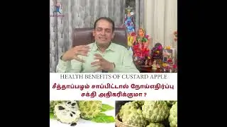 Custard Apples |சீத்தாப்பழம் சாப்பிட்டால் நோய்எதிர்ப்பு சக்தி அதிகரிக்குமா ?