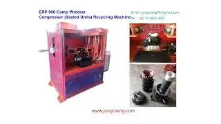 ERP 900 Comp Wrecker-Compressor Recycling Machine,WhatsApp: +82 10 9420 4025, www.jongroeng.com