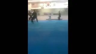 ANTHONY ( brown belt)karate forms Amongst 3rd degree black belts