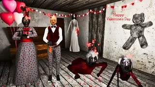 Valentineday Theme Robot Escape With Love Teddy PC Granny Legacy   Full Gameplay