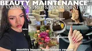 my monthly beauty maintenance & prep for valentine's as a single girly 💐🌸