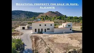 Beautiful property for sale in Aspe with inside pool, large plot and guesthouse