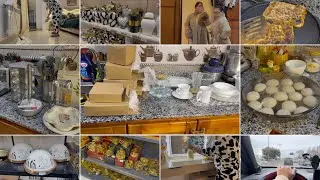 روتين يوم معايا../ مشترياتي من أواني لرمضان المبارك🌙 محاجب محرحرين مع هاد البرد😍