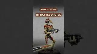Paint a B1 Battle Droid! Star Wars Legion #miniatures #starwars #painting #starwars