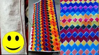 Ason, Hand stitch Ason, hand Ason design, How to make home made Ason.