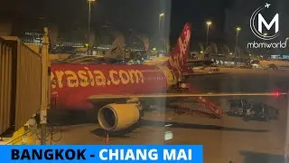 Thai AirAsia Flight Experience: FD 4103 Chiang Mai to Bangkok Suvarnabhumi