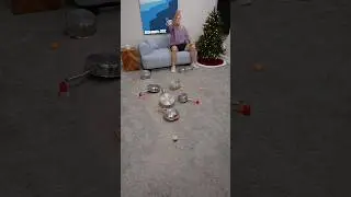 Ping Pong Trick Shot! 🎅🏻