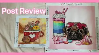 Post review of My Cup of Bee, Christmas Bouquet, and Pug and Smoothie 