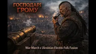 ГОСПОДАРІ ГРОМУ ⚡ Артилеристам ЗСУ присвячено! | Козацький військовий марш - Ukrainian Folk Fusion#6