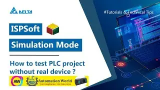 How to simulate in ISPSoft  Delta Plc Software || Delta plc Automation isp soft simulation||