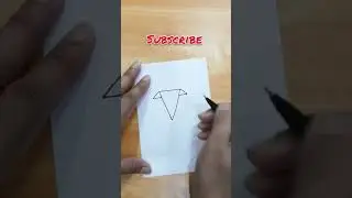 Beautiful Diamond Drawing #shorts #viralshorts #Diamond #selenagomez #youtubeindiashorts