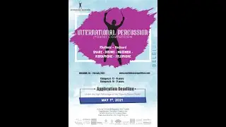 International Percussion Youth Competition Belgium 2021: final round Marimba A