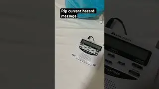 Rip Current Hazard Message. 1/10/2026. (NOAA Weather Radio
