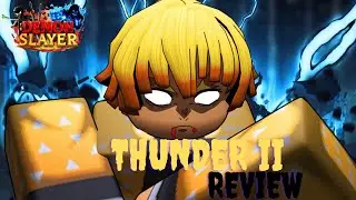 Thunder II style review in DEMON BLADE ROBLOX