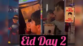 Eid Day 2 Vlog | Eid Mubarak | Crazy Rides | Movie 🎥 Time | Day well spent&hellip;