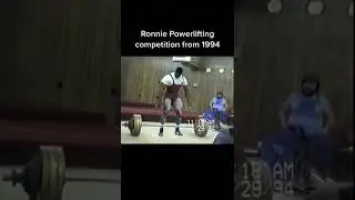 YOUNG RONNIE COLEMAN AT POWERLIFTING CHAMPIONSHIP 1994