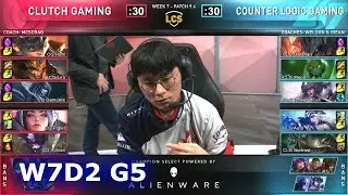 CG vs CLG | S9 LCS Spring 2019 Week 7 Day 2 | Clutch Gaming vs CLG W7D2